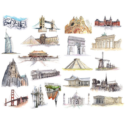 1 PCS Kawaii Flower Love Bicycle Aesthetic Book Journal Stickers Scrapbooking Канцеларски материали Дневник Етикет Офис Училищни пособия