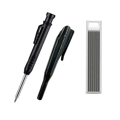 Čvrsti set stolarskih olovaka s olovom za ponovno punjenje Alati za obradu drveta Mehanička olovka Građevinski alati za stolariju Marker za označavanje