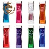 1 tk 0,5 mm värviline mehaaniline pliiats, täiteplii, kustutatav õpilaste statsionaarsed tarvikud kunsti visandite joonistamise tarvikud