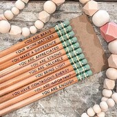 PPYY-Affirmation Set Pencil 2023 Nove inspirativne olovke s motivacijskim izrekama Drvene motivacijske olovke