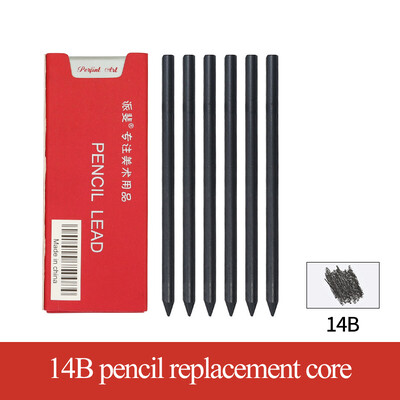 5,6 mm Mehaničke automatske olovke i ugljen grafitna olovka za olovku Meka Srednje tvrda HB 2B 4B 6B 8B 14B Jezgra olovke za crtanje skica