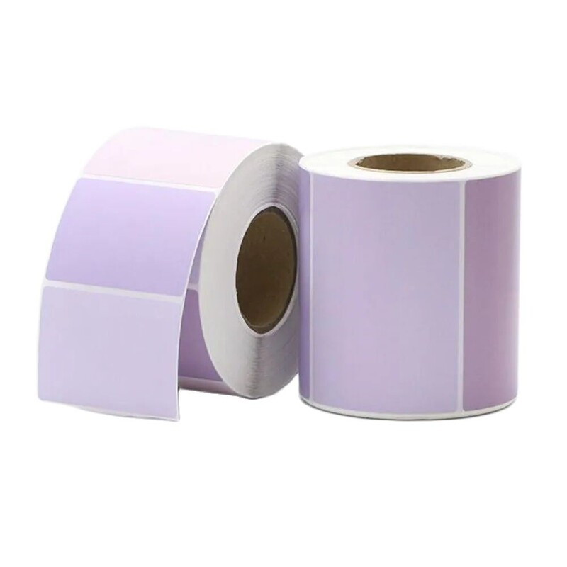 Etichetă termică colorată, Etichetă termică directă, Autocolante termice autoadezive cu coduri de bare colorate