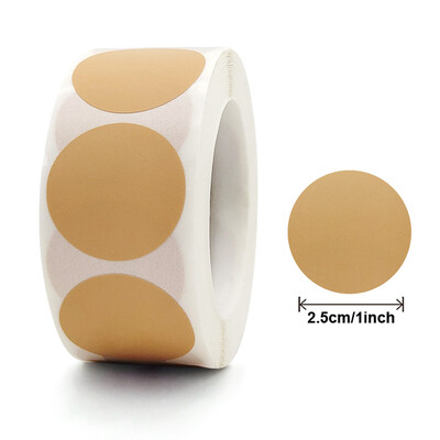 500 tk ümmargune südamega tühi käsitsi valmistatud kleebis 1-tolline järvesinine roosa paberikleebised kirjatarvete kleebised peokingituste kaunistuste sildid