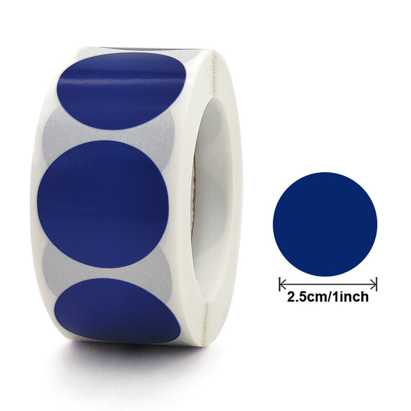 500 tk ümmargune südamega tühi käsitsi valmistatud kleebis 1-tolline järvesinine roosa paberikleebised kirjatarvete kleebised peokingituste kaunistuste sildid