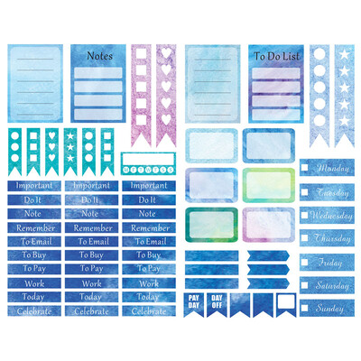 1 tk sinine õppetööplaan isetegemine eellõigatud kaunistus väljalõigete album kirjatarvete päevik kleebis päevaplaneerija registri silt Nädala igakuised vahelehed