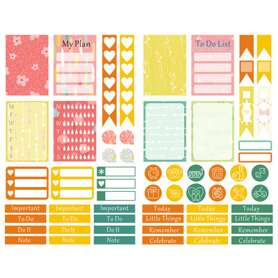 1 tk sinine õppetööplaan isetegemine eellõigatud kaunistus väljalõigete album kirjatarvete päevik kleebis päevaplaneerija registri silt Nädala igakuised vahelehed