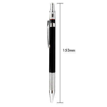 Μηχανικό σετ μολυβιών 2,0 mm Full Metal Art Drawing Painting Automatic Pencil with Leads School Supply Writing Art Supplie