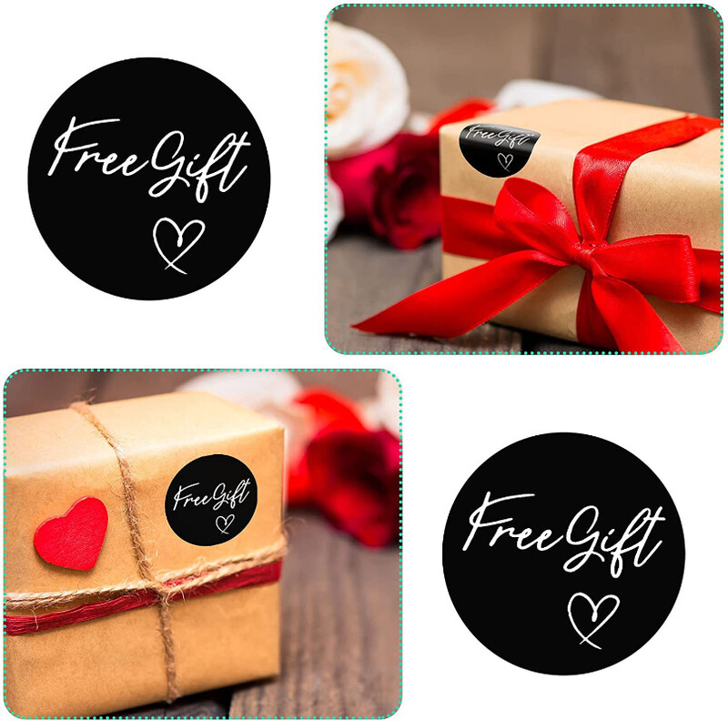 100-500 de bucăți 1 inch cadou gratuit sigilare autocolante mulțumiri design scrapbooking festival decorațiuni pentru petreceri etichete coacere afaceri