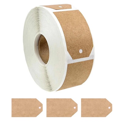 Jõupaberist kleebised Tühjad sildid Käsitsi valmistatud kirjatarbed Kingisildid Kaunistuspaber Vürtspurgi silt Ise tee ümbriku sulgemise kleebis