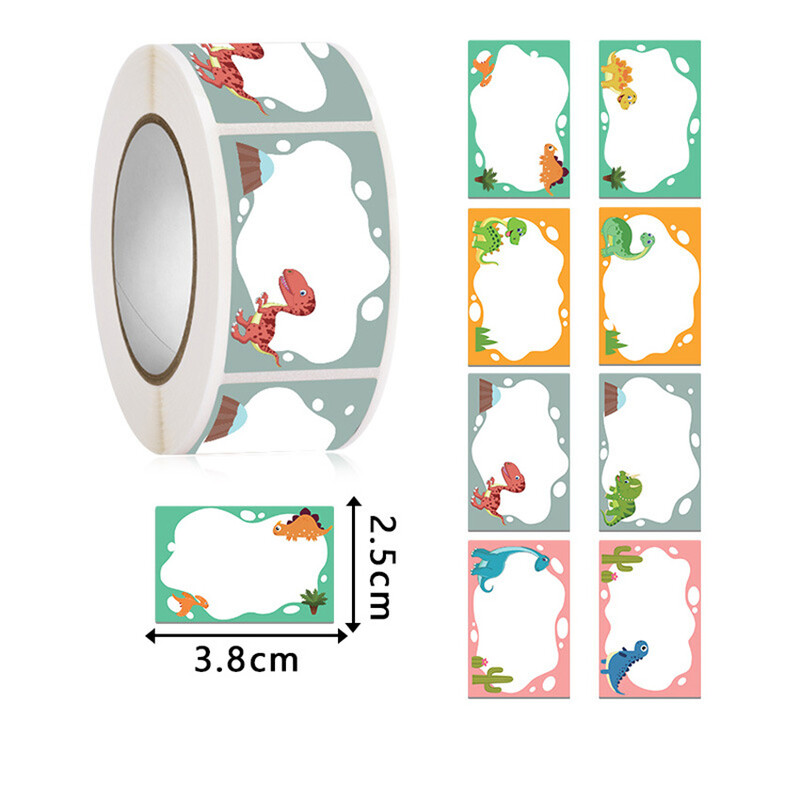 250 buc/rolă etichete cu nume de desene animate autocolante pentru scrisul de mână nume pentru copii etichetă cu numele clasei de școală etichete pentru alimente pentru bucătărie.