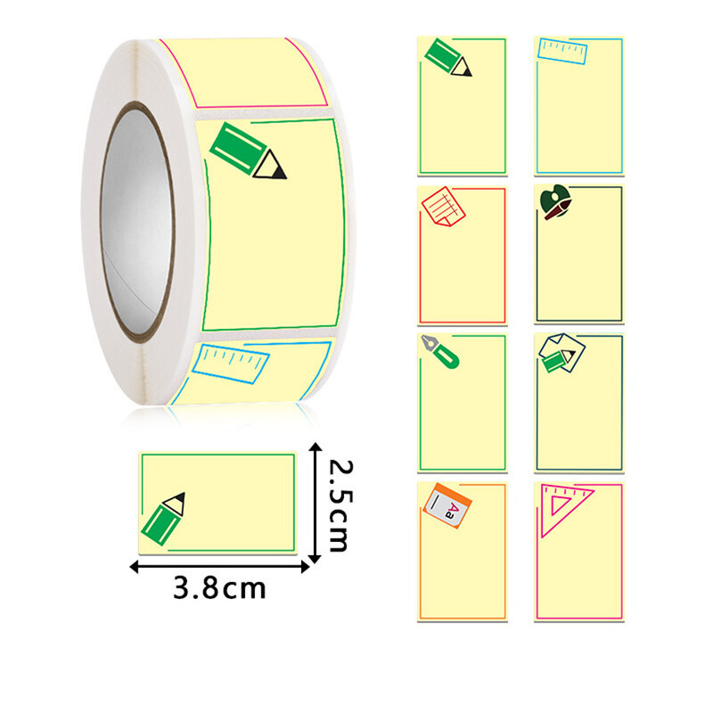250 buc/rolă etichete cu nume de desene animate autocolante pentru scrisul de mână nume pentru copii etichetă cu numele clasei de școală etichete pentru alimente pentru bucătărie.