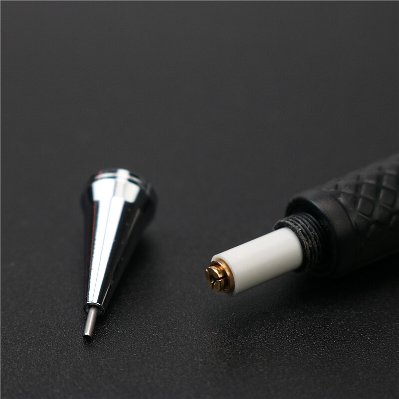 Gumová protišmyková kovová mechanická ceruzka Držiak na pero z nehrdzavejúcej ocele 0,5 mm 0,7 mm 0,9 mm 2B čierna tuha