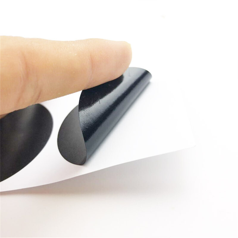 120-300бр. Черни PVC водоустойчиви етикети Стикер 2-инчови кръгли ръкописни стикери за черна дъска Канцеларски материали Кухненски буркани Бутилки Марка