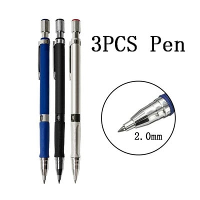 Set de creioane mecanice de 2,0 mm 2B creioane automate pentru elevi rezerve de culoare/plumb negru Schiță de artă Rechizite școlare Papetărie Kawaii