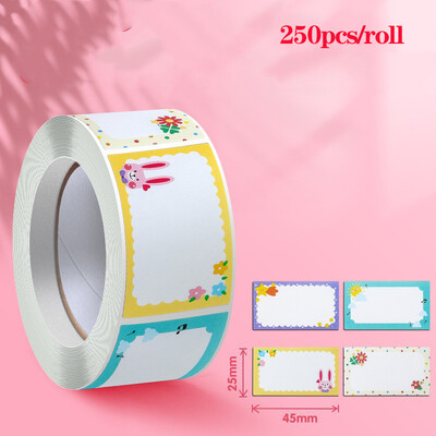 Naljepnice s imenima za odjeću Vodootporne slatke životinje Personalizirane naljepnice Dječji školski pribor Boca s vodom Oznaka bez traga