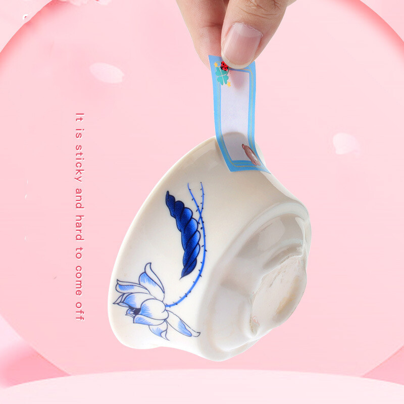 Naljepnice s imenima za odjeću Vodootporne slatke životinje Personalizirane naljepnice Dječji školski pribor Boca s vodom Oznaka bez traga