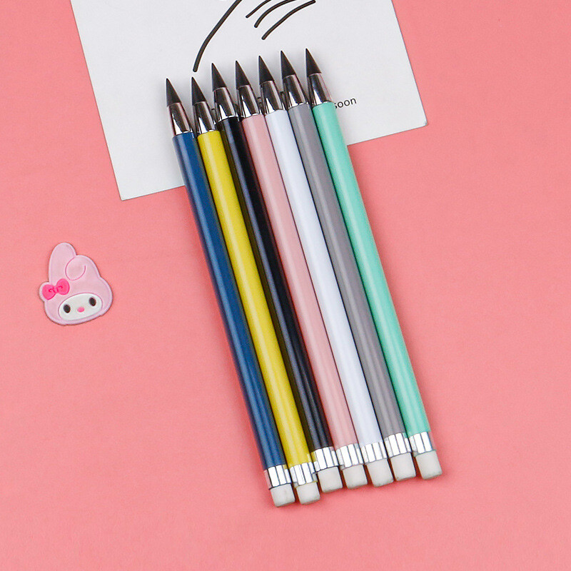 7-dijelna papirna trajna olovka bez tinte Neograničeno pisanje Ekološka olovka s besplatnom gumicom