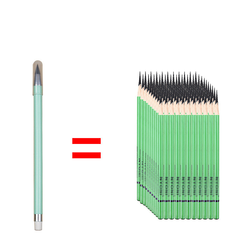 7-dijelna papirna trajna olovka bez tinte Neograničeno pisanje Ekološka olovka s besplatnom gumicom
