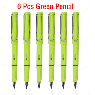 6 buc. Creion nelimitat Eternal nou, fără cerneală, creion fontonic pentru scris, artă, schiță, pictură, cadouri pentru copii, papetărie kawaii