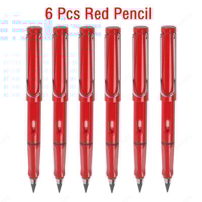 6 buc. Creion nelimitat Eternal nou, fără cerneală, creion fontonic pentru scris, artă, schiță, pictură, cadouri pentru copii, papetărie kawaii