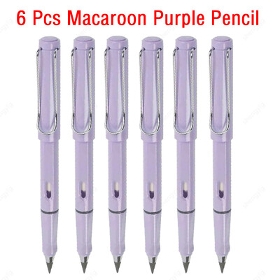 6 buc. Creion nelimitat Eternal nou, fără cerneală, creion fontonic pentru scris, artă, schiță, pictură, cadouri pentru copii, papetărie kawaii