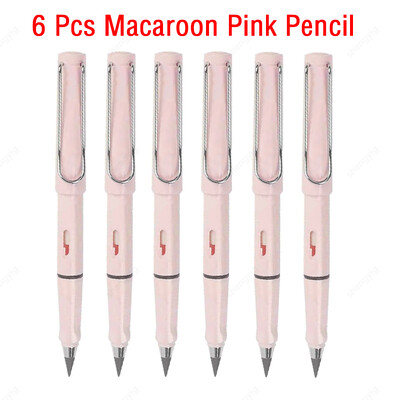 6 buc. Creion nelimitat Eternal nou, fără cerneală, creion fontonic pentru scris, artă, schiță, pictură, cadouri pentru copii, papetărie kawaii