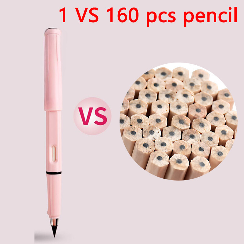 6 buc. Creion nelimitat Eternal nou, fără cerneală, creion fontonic pentru scris, artă, schiță, pictură, cadouri pentru copii, papetărie kawaii