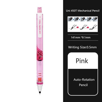 Μηχανικό μολύβι Uni KuruToga, 0,5 χιλιοστά Αυτόματο μολύβι με προστασία από μουτζούρες Περιστροφή γραφής/Σχέδιο/Σχεδίασης Ιαπωνικά χαρτικά lapiseira