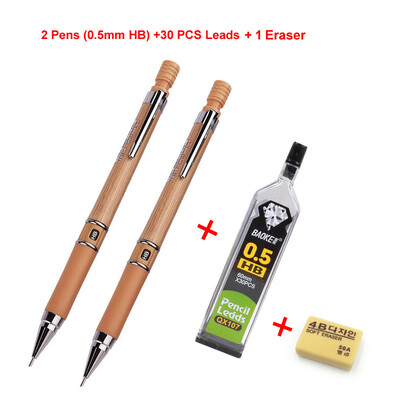 0,5 mm 2B/HB olovo, plastična drvena zrna, mehanička olovka, automatska olovka, crna, šareno punjenje, pokretna olovka za pisanje, crtanje