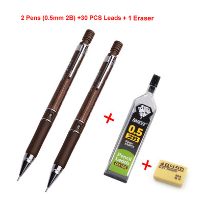 0,5 mm 2B/HB olovo, plastična drvena zrna, mehanička olovka, automatska olovka, crna, šareno punjenje, pokretna olovka za pisanje, crtanje