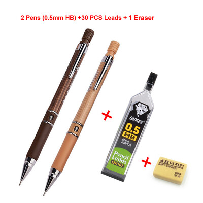 0,5 mm 2B/HB olovo, plastična drvena zrna, mehanička olovka, automatska olovka, crna, šareno punjenje, pokretna olovka za pisanje, crtanje