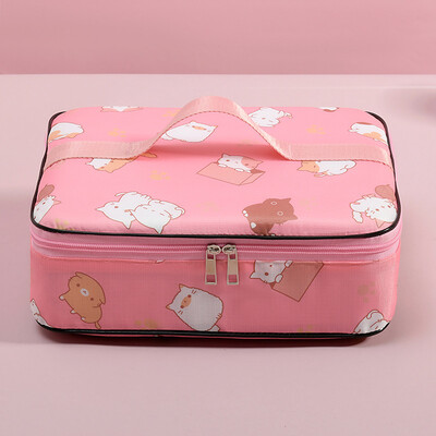 Αδιάβροχο υφασμάτινο θερμικό κουτί γεύματος Oxford Τσάντα μεγάλης χωρητικότητας Φορητό μονωμένο φαγητό για πικνίκ Bento Cooler Bags Δοχείο αποθήκευσης