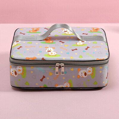 Αδιάβροχο υφασμάτινο θερμικό κουτί γεύματος Oxford Τσάντα μεγάλης χωρητικότητας Φορητό μονωμένο φαγητό για πικνίκ Bento Cooler Bags Δοχείο αποθήκευσης