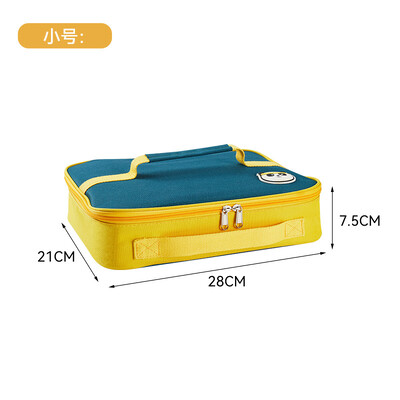 Τσάντα μεσημεριανού γεύματος Θερμική τσάντα Τροφίμων Thicken Square Bento Picnic Θήκη μεγάλης χωρητικότητας Δείπνο Container Τσάντα Bolsas De Almuerzo Lonchera
