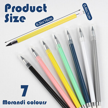 7 τμχ Infinity Inkless Pencil Inkless Forever Pencil επαναχρησιμοποιήσιμο Everlasting μολύβι για τη γραφή Σχέδιο για μαθητές Σχολικά είδη