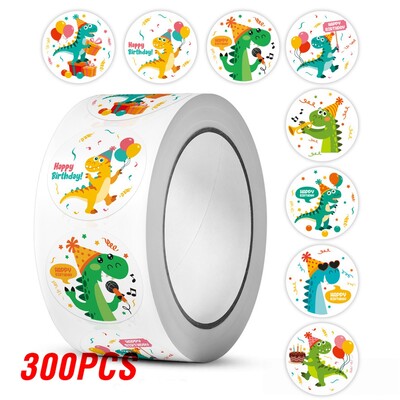 100-500 τμχ Στρογγυλά αυτοκόλλητα δεινοσαύρων για παιδιά Αυτοκόλλητα επιβράβευσης δασκάλων Σχολικά είδη Animal Incentive Αυτοκόλλητα γραφικής ύλης 1 ιντσών