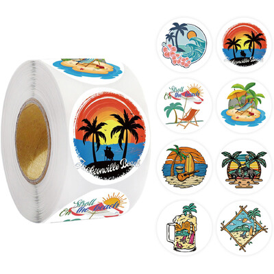 100-500 tk Suvekleebised ümmargused kinkekleebisekleebis Päeviku kirjatarvete kleebised pulmapeo sisekujunduseks Käsitsi valmistatud kleebis