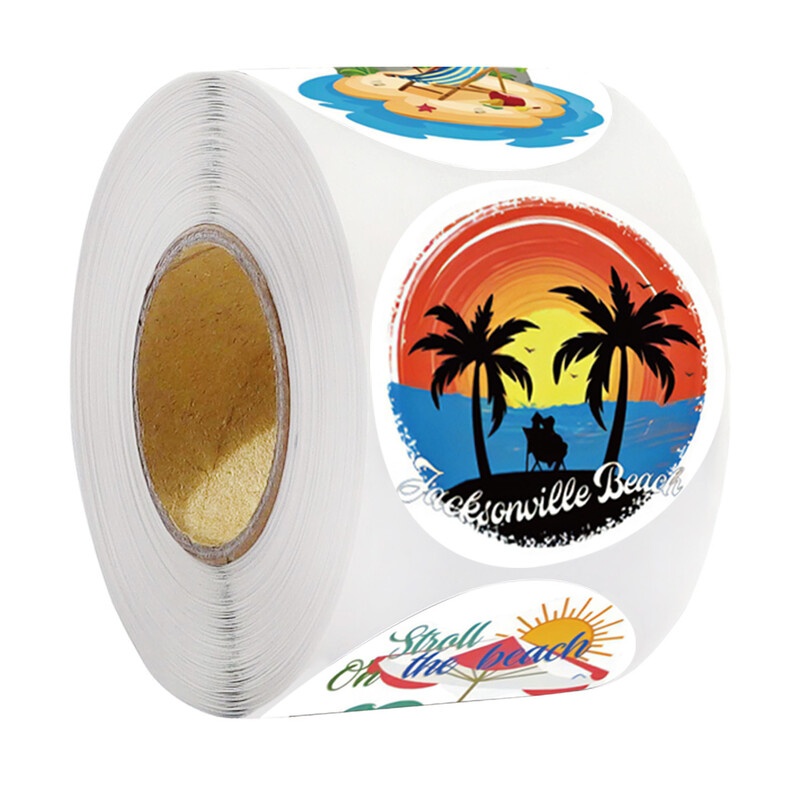 100-500 tk Suvekleebised ümmargused kinkekleebisekleebis Päeviku kirjatarvete kleebised pulmapeo sisekujunduseks Käsitsi valmistatud kleebis