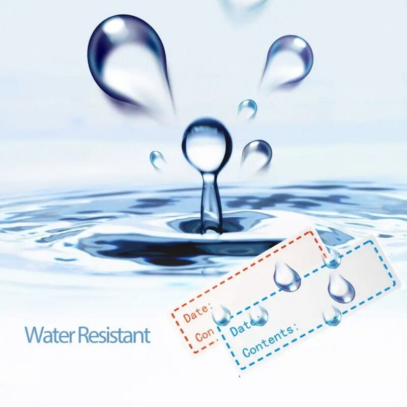 Toidu säilitamise etiketi kleebis, eemaldatavad külmutatud kleebiste sildid, pakendikleebised, köögi klassifikatsioonisildid