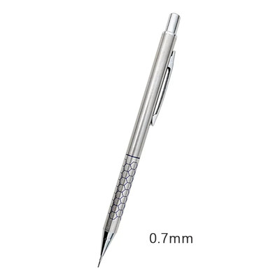 Kvaliteetne metallist mehaaniline pliiats 0,3/0,5/0,7/0,9 mm joonistav automaatne juhtmetega pliiats Kontori kooli kirjatarbed