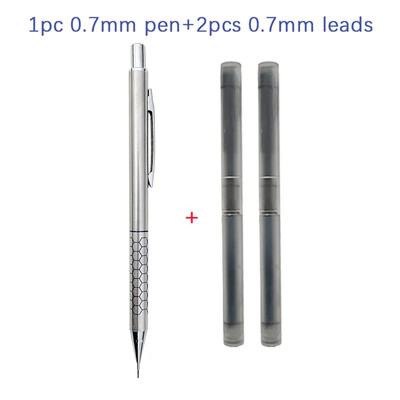 Kvaliteetne metallist mehaaniline pliiats 0,3/0,5/0,7/0,9 mm joonistav automaatne juhtmetega pliiats Kontori kooli kirjatarbed