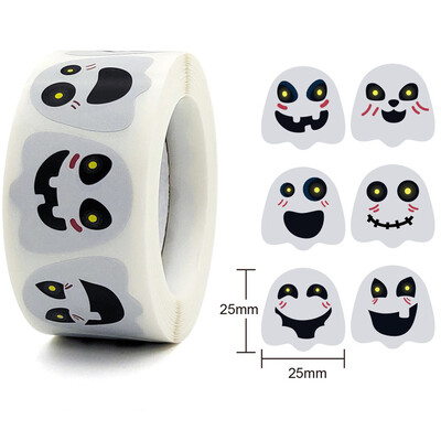 100-500 tk Halloweeni kleebised kummitussildid kingitused kommikotid pitsat kleebised Halloweeni meisterdamise pakend paberkleebis peokaunistus