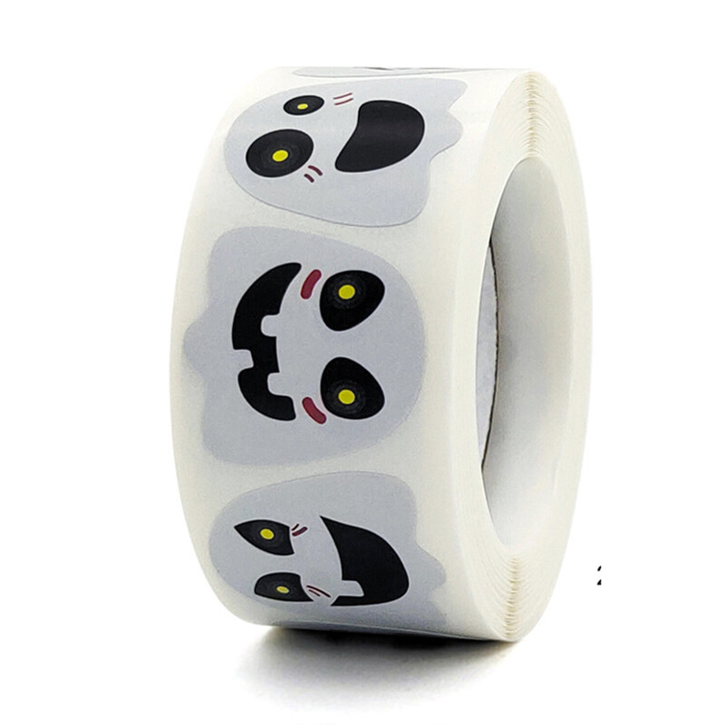 100-500 tk Halloweeni kleebised kummitussildid kingitused kommikotid pitsat kleebised Halloweeni meisterdamise pakend paberkleebis peokaunistus