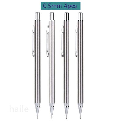 Haile kvaliteetne täismetallist mehaaniline pliiats 0,3/0,5/0,7/0,9 mm professionaalne maalimine, kirjutamine koolitarbed kirjatarbed
