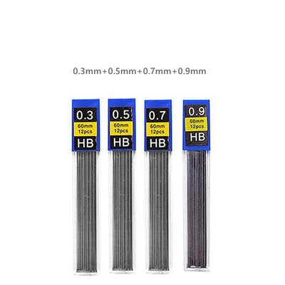 Haile kvaliteetne täismetallist mehaaniline pliiats 0,3/0,5/0,7/0,9 mm professionaalne maalimine, kirjutamine koolitarbed kirjatarbed