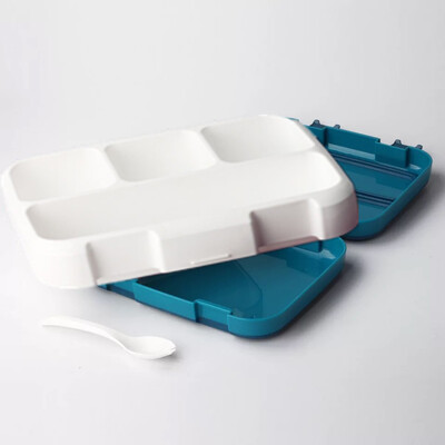 Lekkekindel lõunakarp Suure mahutavusega Kaasaskantav bentokarp Kodukontori õpilase piknikupuuvili Säilitustoidukonteiner