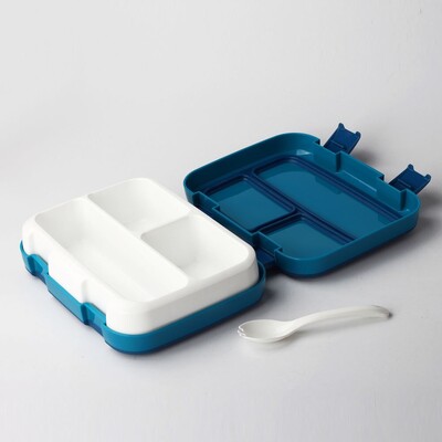 Lekkekindel lõunakarp Suure mahutavusega Kaasaskantav bentokarp Kodukontori õpilase piknikupuuvili Säilitustoidukonteiner