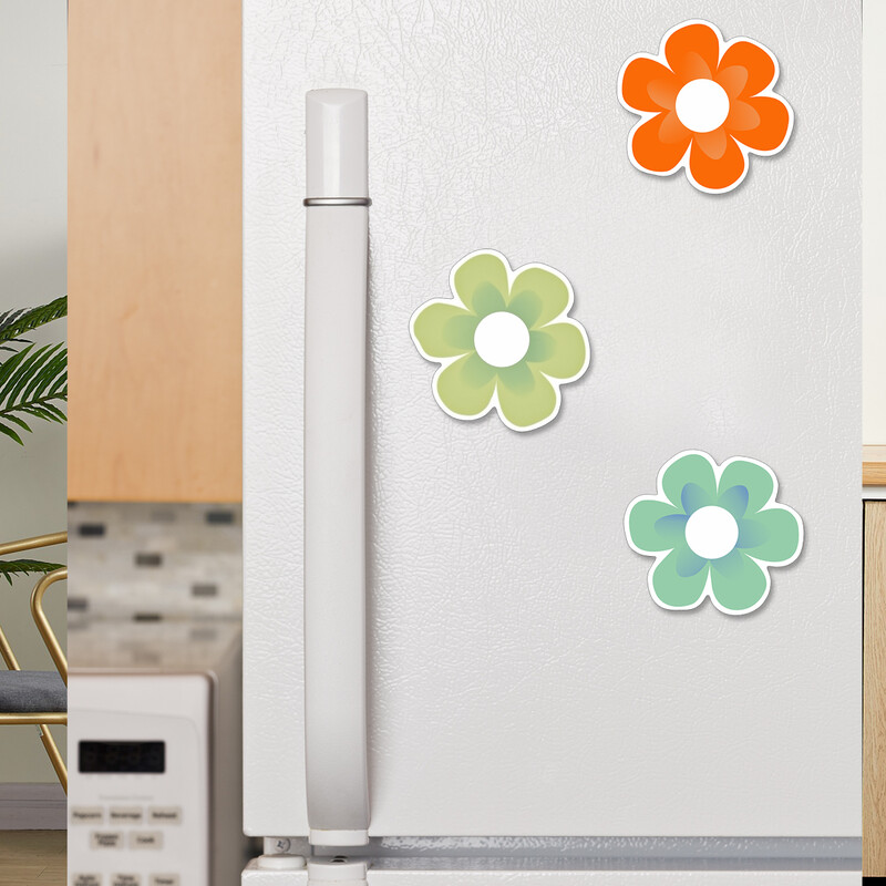 500 komada crtanih naljepnica s biljkama u rolama vaze s duginim cvijećem za Ledger grafite Vodootporne samoljepljive naljepnice