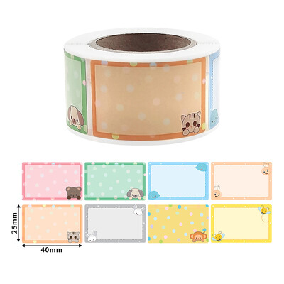 200 buc/rola Autocolante cu nume de desene animate Etichete pentru biberoane pentru grădiniță, etichete cu nume pentru grădiniță, autocolante pentru etichete cu nume de sticle pentru școală