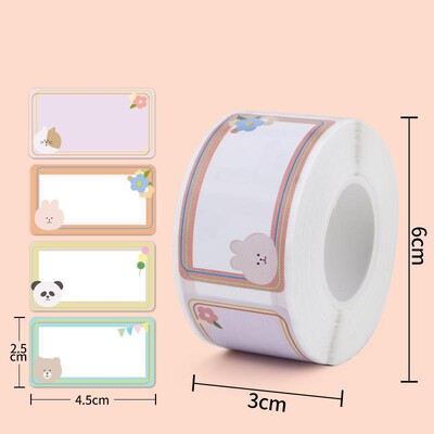 250 tk/rull Vikerkaar beebipudelisildid päevahoidu, kleepuvad koolikirjutatavad nimesildid köögipurkidele, lastele meeldetuletussildid